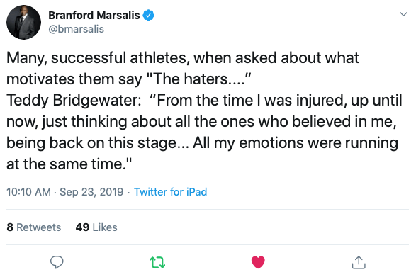 Branford Marsalis tweet